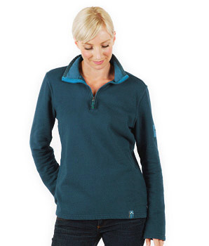 jazz plain half zip sweatshirt