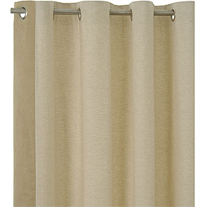 Seattle Eyelet Curtains- Natural- W200 x Drop 229cm