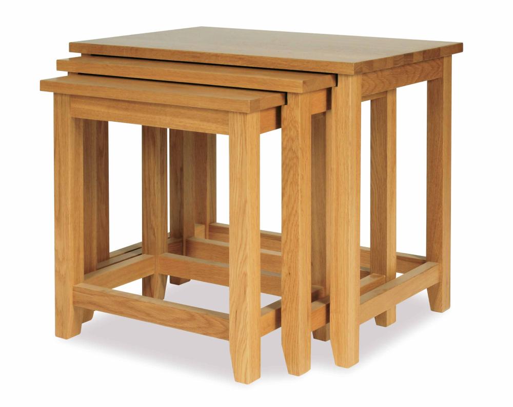 Light Oak Nest of Tables