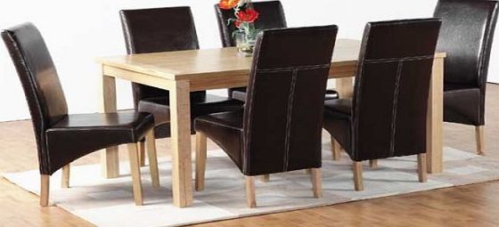 Belgravia Dining Set in Brown