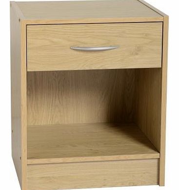 Seconique Bellingham 1 Drawer Bedside Cabinet