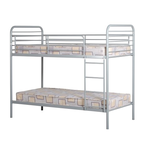 Bradley 3 Budget Bunk Bed - Silver