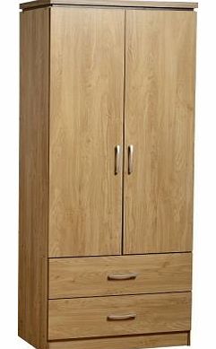 Charles 2 Door 2 Drawer Wardrobe