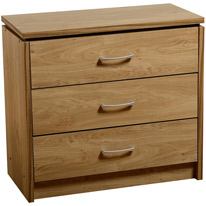 Charles 3 Drawer Chest in Oak