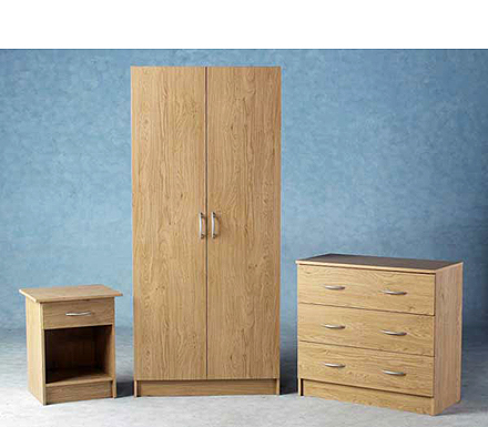 Clearance - Bellingham 2 Door Wardrobe and 3