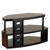 Colt Black Glass Flat Screen TV Stand