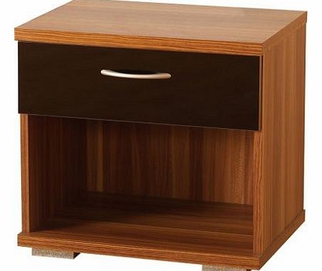 Hollywood 1 Drawer Bedside Cabinet