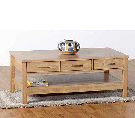 Oakleigh 3 Drawer Coffee Table