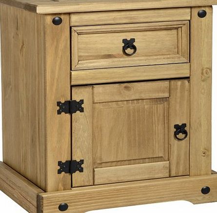 Original Corona Pine Bedside Cabinet