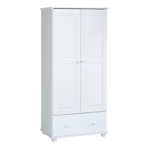 Rainbow 2 Door 1 Drawer Wardrobe in