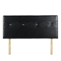 Tiffany Jewel Headboard in Black