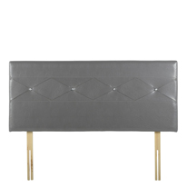 Tiffany Jewel Headboard in Grey