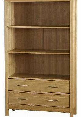 Seconique WorldStores Oak Book case Oakleigh Oak High Bookcase 