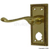 100mm Georgian Privacy Handles 1 Pair