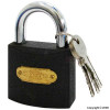 63mm Brass Cylinder Tricircle Iron Padlock