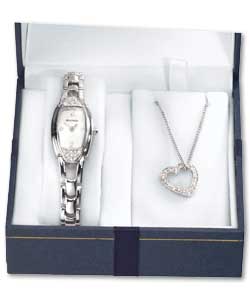 Sekonda Ladies Quartz Analogue Watch and Pendant Set