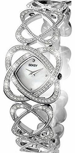 Ladies 4109 by Sekonda Crystal Hearts Stone Set Watch