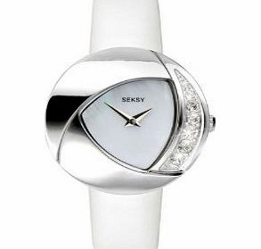 Sekonda Seksy Summer Crystal Eclipsed White Strap Watch 4527