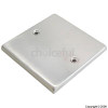 1 Gang Satin Chrome Blank Plate