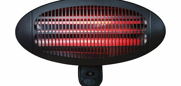 Sentik 2000W Wall Mounted Quartz Patio Heater - 3 Power Settings