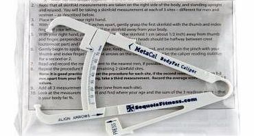Metacal Body Fat Caliper (Just Pinch, Click & Read)