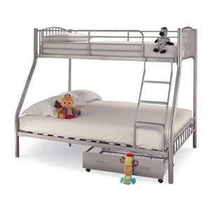 Oslo 3 Sleeper 3FT Single Metal Bunk Bed