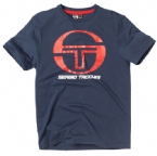 Mens Divide T-Shirt Navy/Red