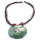 Shared Earth Beaded Seashell Necklace