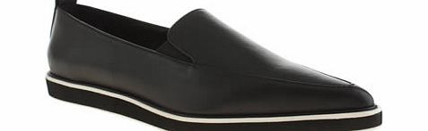 Black  White Jeune Flats