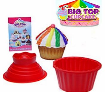 Sherwood Home Giant Cupcake Mould / Big Top Cupcake Bake Set / Baking