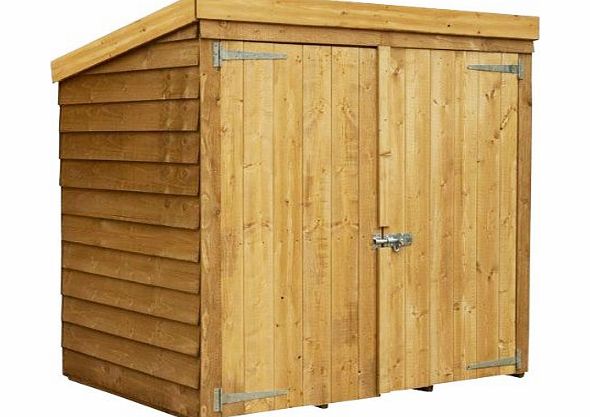 Sherwood Waltons 5ft x 3ft Overlap Wooden Garden Mower Store