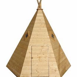 6X4 Wigwam Timber Playhouse