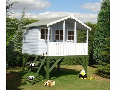 6X6 Stork Timber Raised Playhouse