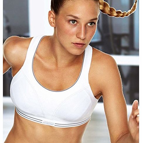 White Ultimate Run Sports Bra