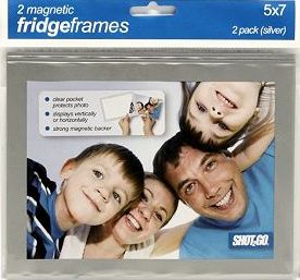 Shot2go, 2041[^]10087206 Shot 2 Go Magnetic Fridge Frames 5x7 - 2 pack