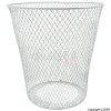 Silver Wire Mesh Waste Bin H25cm