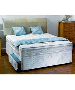 Avante Cushion Top Double Divan - 2 Drawers