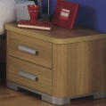 2-drawer bedside cabinet