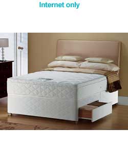 Double Memory 2100 Divan - 2 Drawers