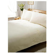 Silentnight Duvet Set Double Flower Cream