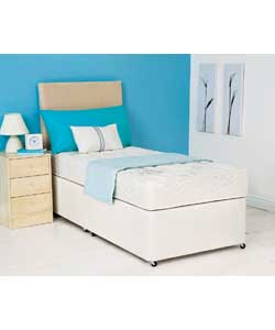 Elliot Microquilt Single Divan - Non Storage