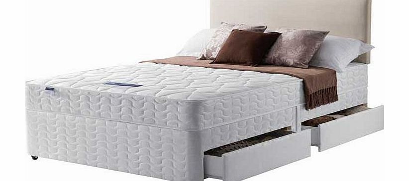 Miracoil Travis Double 4 Drw Divan Bed