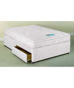 Montreal Cushion Top King Size Divan - 2 Drawer