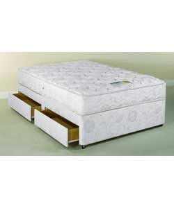 Montreal Deep Quilt Double Divan - 4 Drawers