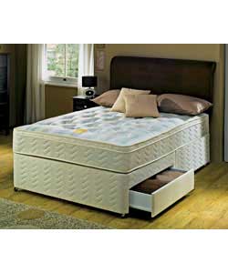 Orthopaedic Cushion Top Double Divan - 2 Drawers