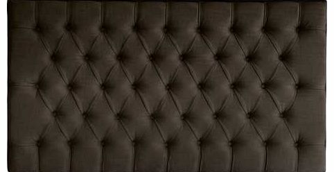 Trafalgar Charcoal Double Headboard