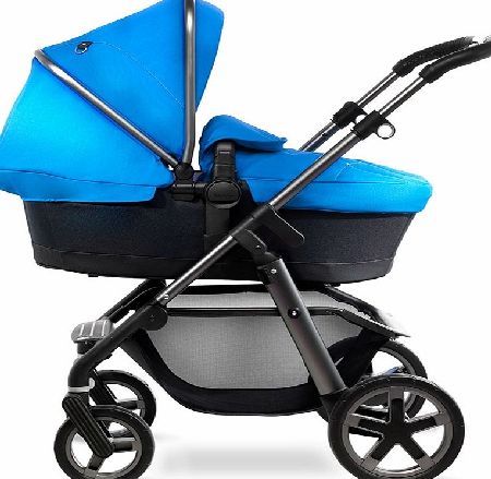 Silver Cross Pioneer Pram Graphite/Sky Blue