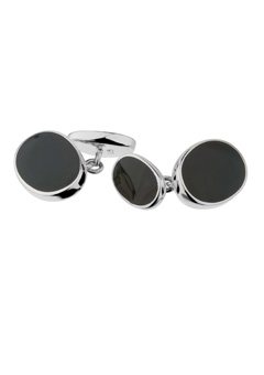 Oval Onyx Cufflinks