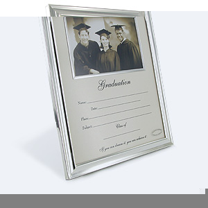 Plated Graduation Data Photo Frame