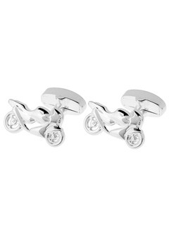 Plated Motorbike Cufflinks N131-FB-SP